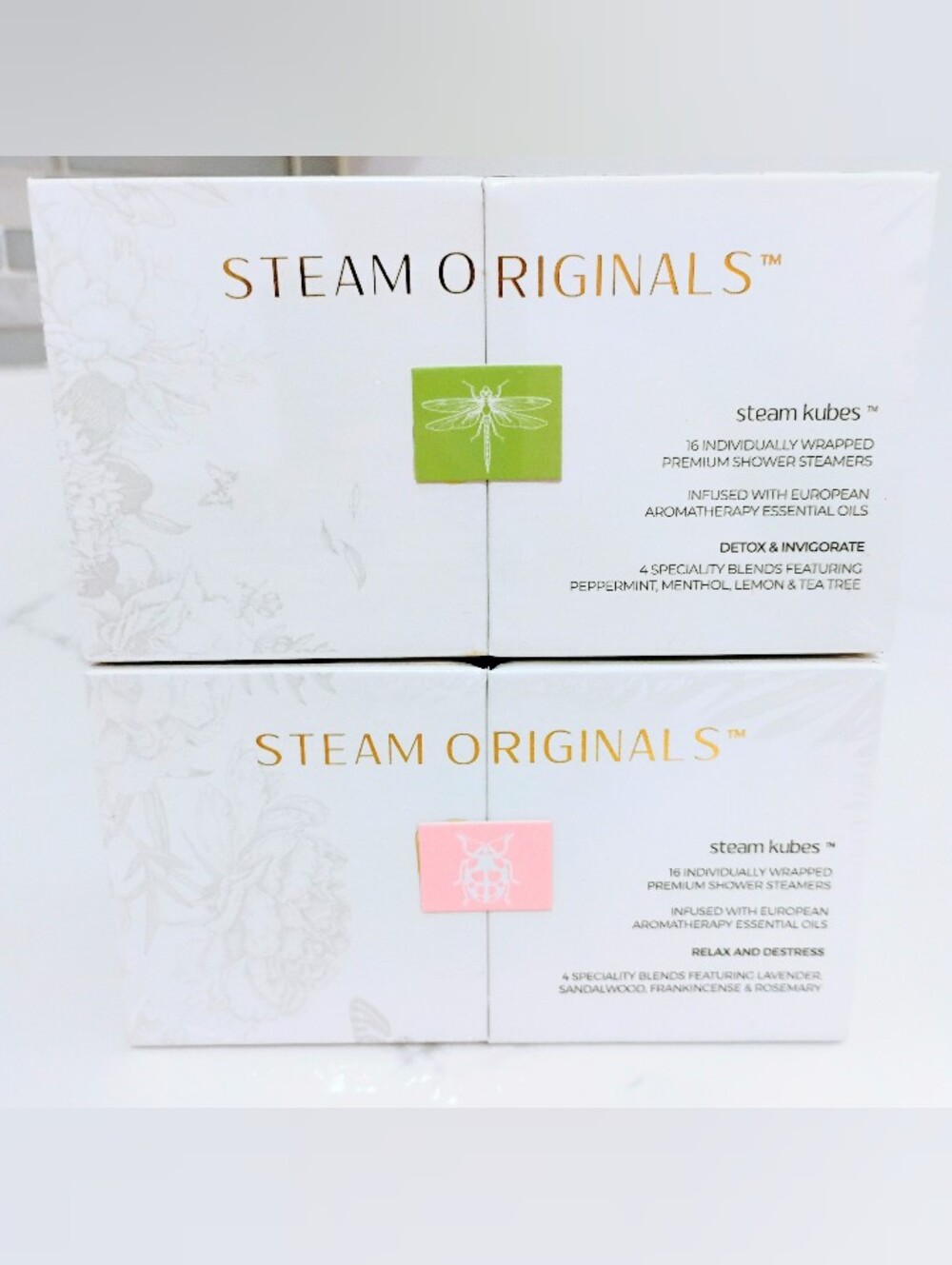 NIB Steam Originals Steam Kubes (16 ct) - Detox or Relax PICK ONE